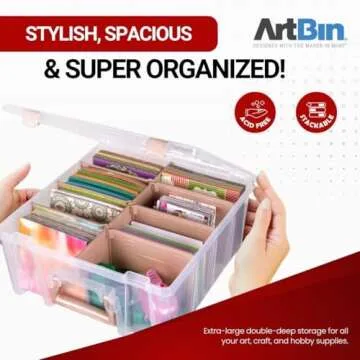 ArtBin Super Satchel Double Deep Craft Organizer