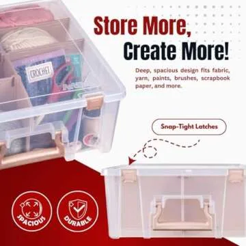 ArtBin Super Satchel Double Deep Craft Organizer