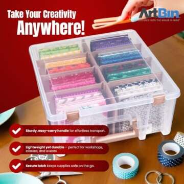 ArtBin Super Satchel Double Deep Craft Organizer