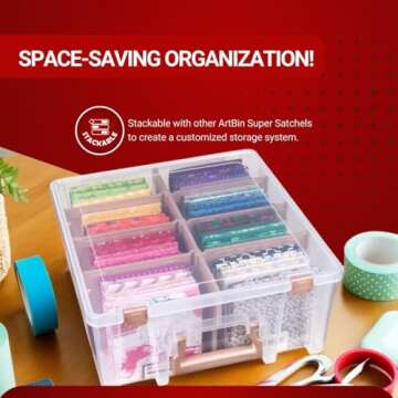 ArtBin Super Satchel Double Deep Craft Organizer