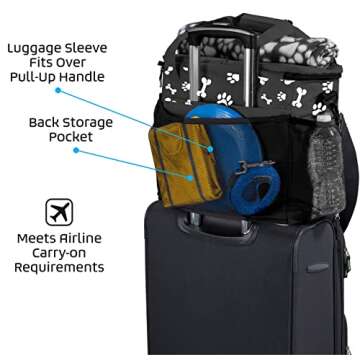 Mobile Dog Gear Week Away Bag for Pet Travel Adventures