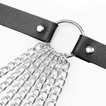 Stylish Punk Waist Chain Leather Body Chain for Women