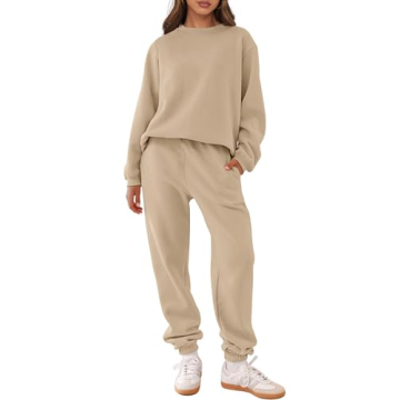 ANRABESS Women's Two Piece Outfits Lounge Set - Cozy Chic for Every Occasion