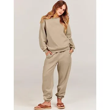 Stylish ANRABESS Women's Lounge Set for Comfort and Elegance