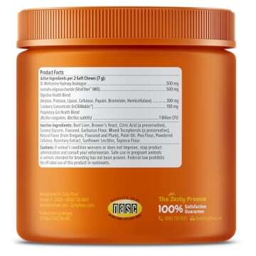 Zesty Paws Stay Green Bites for Dogs - Grass Burn Soft Chews for Lawn Spots Caused by Dog Urine - with Cranberry for Urinary Tract & Bladder - Beef - 90 Count