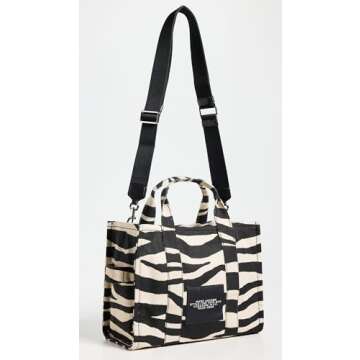 Marc Jacobs Women's The Medium Tote, Black/White, One Size