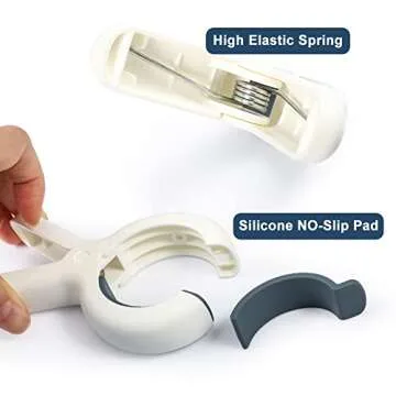 PAMISO Beach Towel Clip - Large Cloth Pins for Outdoor Use