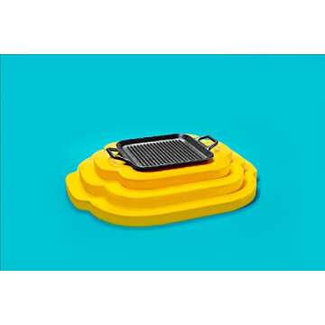 Lodge BOLD 12 Inch Seasoned Cast Iron Grill Pan with Loop Handles; Design-Forward Cookware