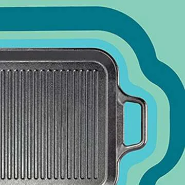 Lodge BOLD 12 Inch Cast Iron Grill Pan - Versatile Cooking
