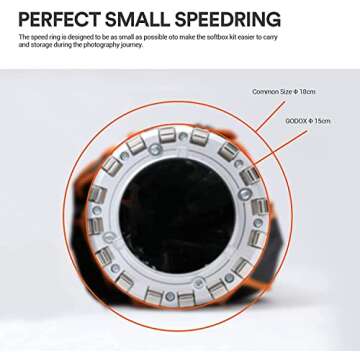 Godox QR-P70 27.5 Inch Parabolic Softbox Bowens Mount, Quick-Setup Quick-Folding, with Front & Inner Diffuser and Carrying Bag for Godox SL60W VL150 UL150 SL150II SZ150 and Other Bowen Mount Lights…