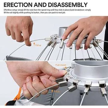 Godox QR-P70 27.5 Inch Parabolic Softbox Bowens Mount, Quick-Setup Quick-Folding, with Front & Inner Diffuser and Carrying Bag for Godox SL60W VL150 UL150 SL150II SZ150 and Other Bowen Mount Lights…