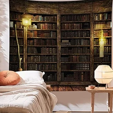 Vintage Bookshelf Wall Hanging for Unique Home Decor