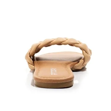 Stylish FITORY Womens Comfortable Flat Sandals for Summer