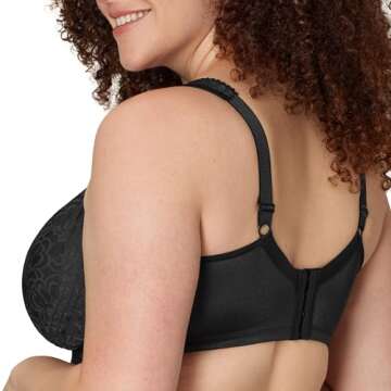 PLAYTEX Womens 18-hour Ultimate Lift & Support Wireless Full-coverage Bra, Everyday Comfort, Single ...