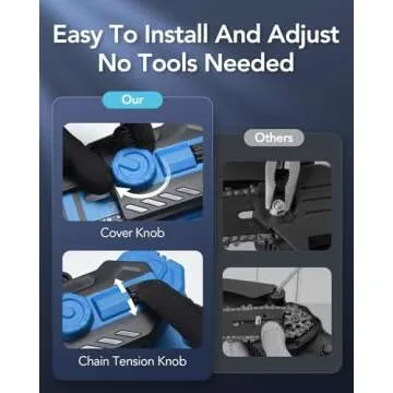 iDOO Mini Chainsaw 6inch, Birthday Gardening Gifts for Women Men, Cordless Battery Chain Saw Portable Camping Gear for Wood Cutting Tree Trimming (2 Batteries & 3 Chains), Blue