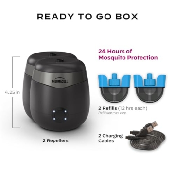Thermacell Patio Shield Rechargeable Mosquito Repellent