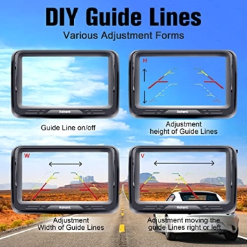 Rohent HD 1080P Night Vision Waterproof Backup Camera