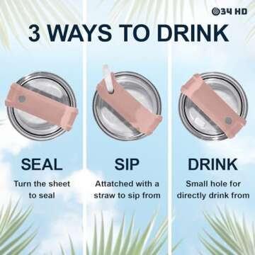 34HD Music Tumbler 40 Oz - The Perfect Gift for Fans