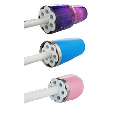 Masbros Cup Turner Foam Inserts Set Spinner Foams for 3/4" PVC Pipe Fit All Tumblers Bottles Cups with Mouth Opening Width from 2" to 4" (Set of 4 for 3/4" PVC Pipe, PVC Pipe Outer Diameter 1-1/16")