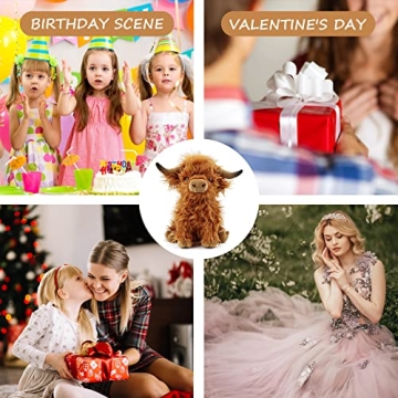 Highland Cow Plush Toy - Ideal Gift for All Ages