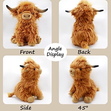 Highland Cow Plush Toy - Ideal Gift for All Ages