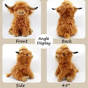 Highland Cow Plush Toy - Ideal Gift for All Ages