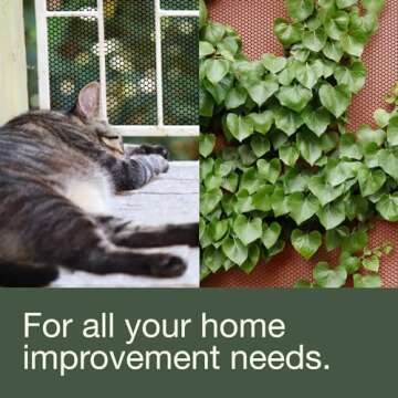 MaPorch Black Plastic Wire Mesh Fence - Snake Barrier for Poultry, Dogs,and Rabbit - 15.7IN x 10FT Roll Plastic Chicken Wire