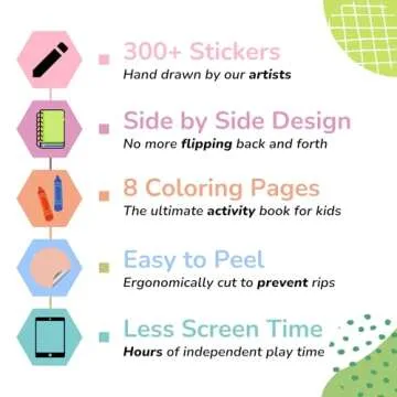 Cupkin Circus Show Sticker Book for Kids, 300+ Stickers