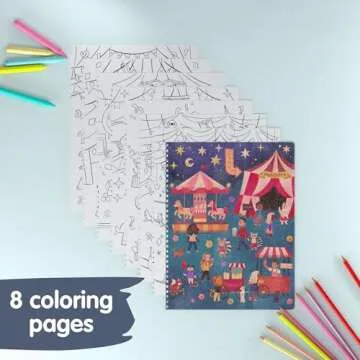 Cupkin Circus Show Sticker Book for Kids, 300+ Stickers