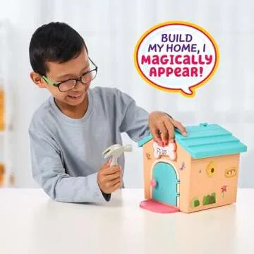 Little Live Pets My Puppy's Home Minis - Teal & Orange Home | Plush Toy & Kennel Playset. Build Your Puppy's Home, Name Your Puppy & Surprise! Puppy Appears! Which Puppy Will You Get? Easy Build DIY