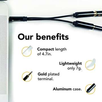Dual Microphone Splitter for Podcasts and Interviews