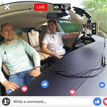 Dual Microphone Splitter for Podcasts and Interviews