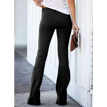 GOSOPIN Women Ripped Slim Fit Jeans Boyfriend Distressed Ankle Denim Pants