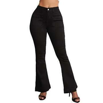 GOSOPIN Women Ripped Slim Fit Jeans Boyfriend Distressed Ankle Denim Pants