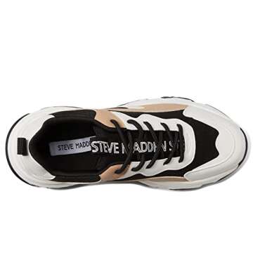Steve Madden Zabb Sneaker Black Multi 7 M