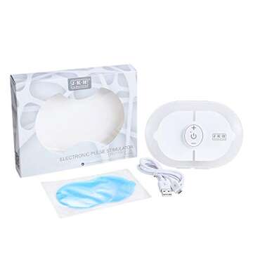 REMEDIES Swift Pain Reliever-Electronic Relief Pad-Drug & Chemical Free- Odor Free, Rechargeable Adapter Included