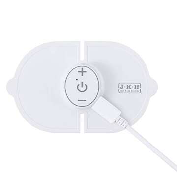 REMEDIES Swift Pain Reliever-Electronic Relief Pad-Drug & Chemical Free- Odor Free, Rechargeable Adapter Included