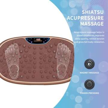 EILISON FitMax 3D XL Vibration Plate Exercise Machine - Whole Body Workout Vibration Fitness Platfor...