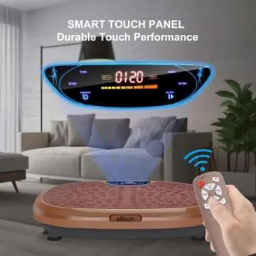 EILISON FitMax 3D XL Vibration Plate Exercise Machine - Whole Body Workout Vibration Fitness Platform w/Loop Bands - Home Workout for Lymphatic Drainage Machine for Weight Loss, Wellness, Recovery