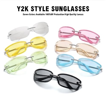 STORYCOAST Y2K Trendy Sunglasses for Women with UV400 Protection