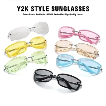 STORYCOAST Y2K Trendy Sunglasses for Women with UV400 Protection