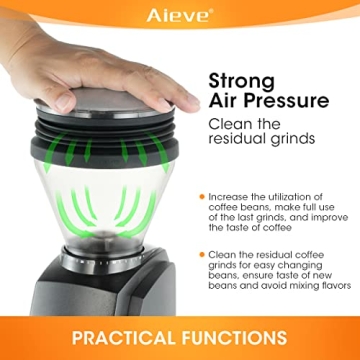 Aieve Silicone Coffee Bellow for Baratza Encore Grinders