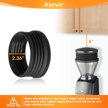 Aieve Silicone Coffee Bellow for Baratza Encore Grinders