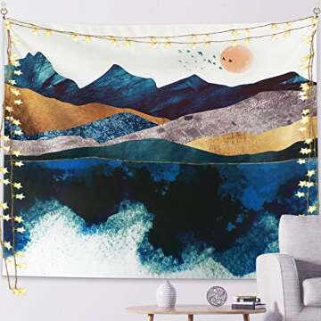 Mountain Tapestry for Home and Office Decor