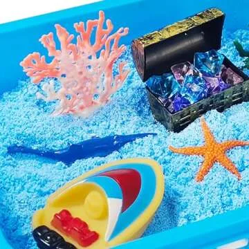 AGENTLAN Ocean Sensory Bin for Kids 3-8 Years