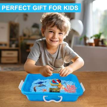 AGENTLAN Ocean Sensory Bin for Kids 3-8 Years