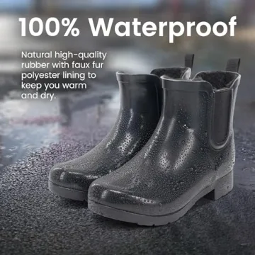 Chooka Women's Delridge Chelsea Rain Boot - Stylish & Waterproof