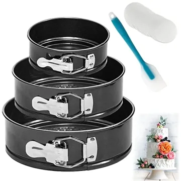 Wertioo Springform Pan Set - 3 Nonstick Baking Pans Set