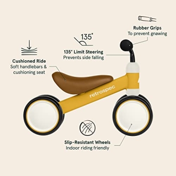 Retrospec Cricket Baby Walker Balance Bike for Toddlers