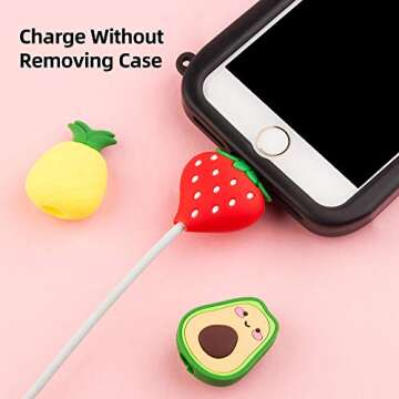 Cute Fruit Cable Protector for iPhone and iPad Chargers